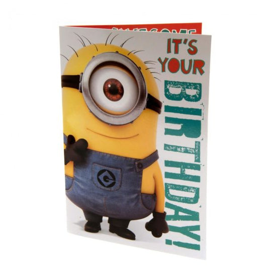 Despicable Me Minion Birthday Sound Card