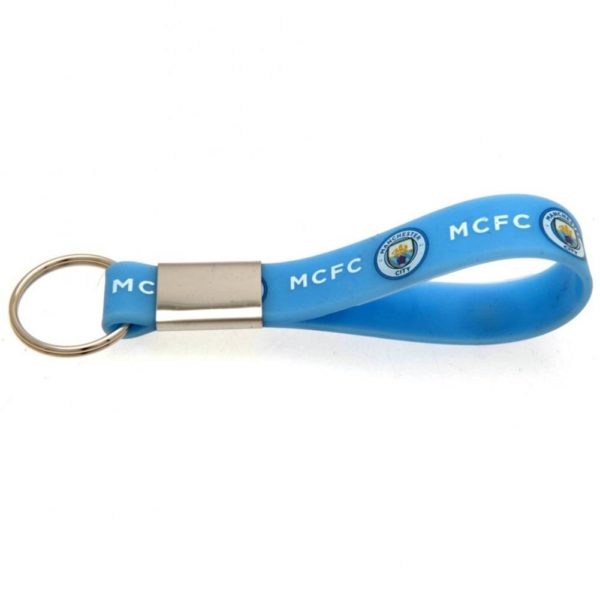 Manchester City FC Silicone Keyring