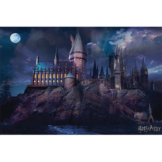 Harry Potter Poster - Hogwarts Night