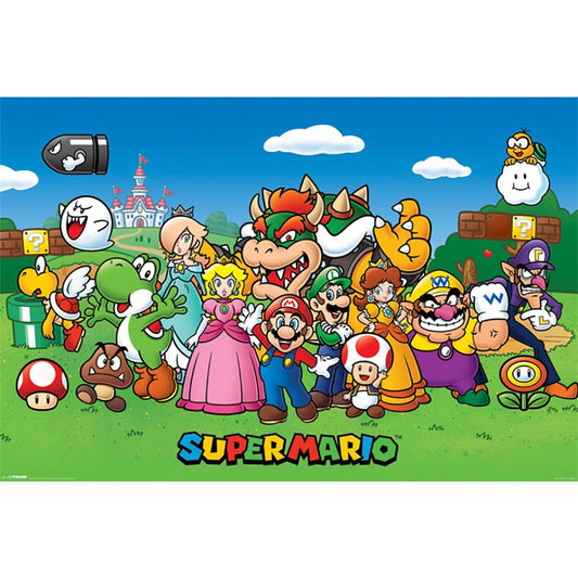 Super Mario Poster - Characters