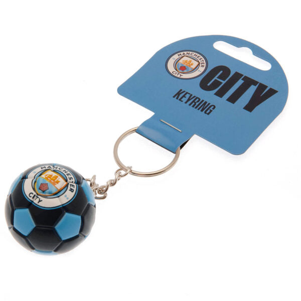 Manchester City FC Football Keyring