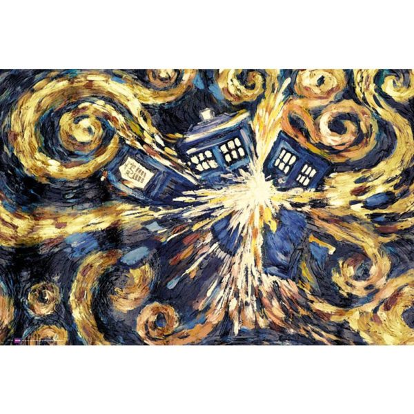 Doctor Who Poster - Exploding Tardis