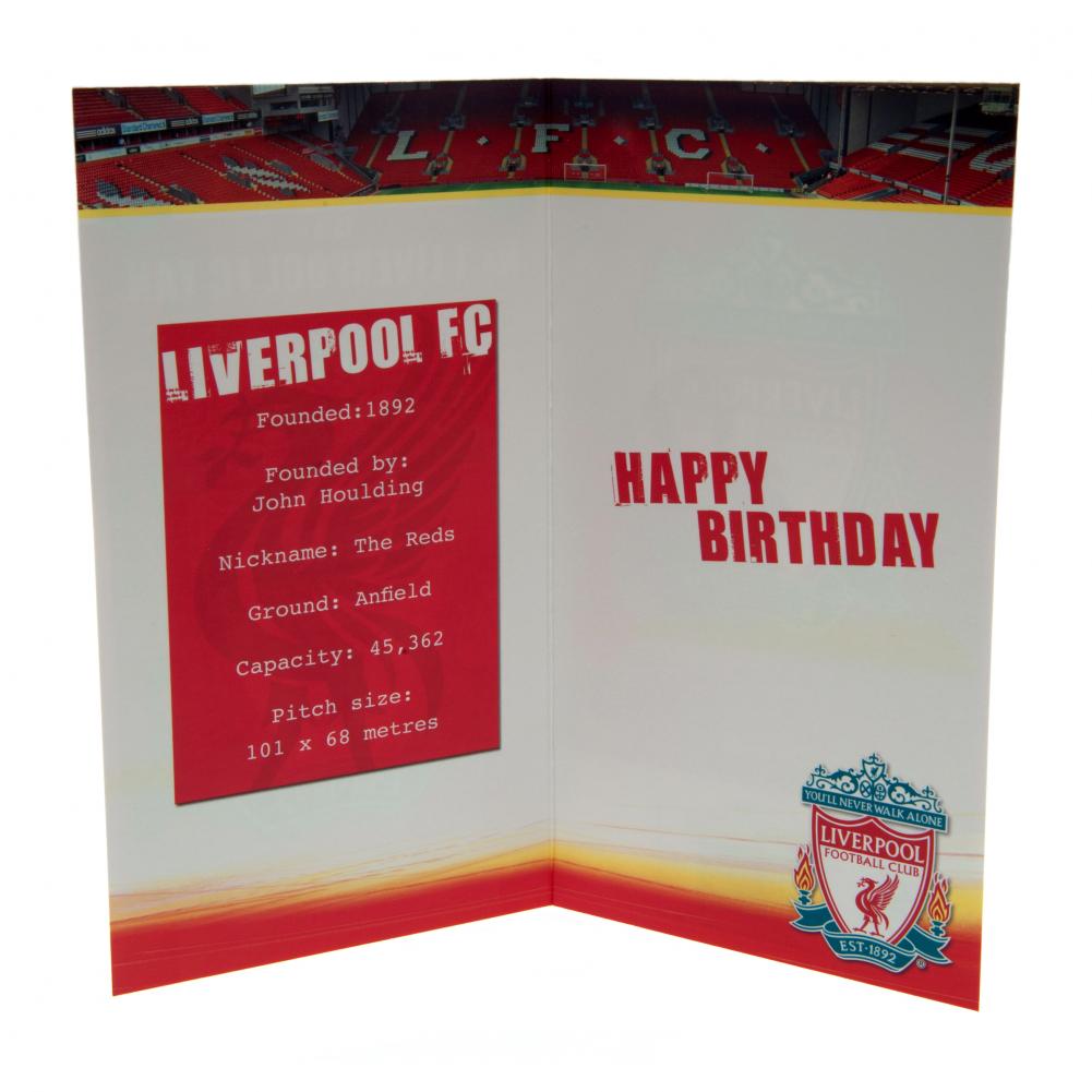 Liverpool FC Birthday Card - No 1 Fan