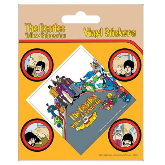 The Beatles Stickers - Yellow Submarine