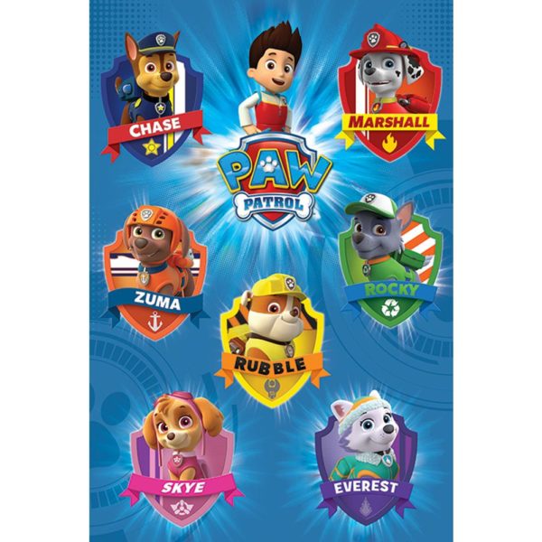 Paw Patrol Poster - Crests