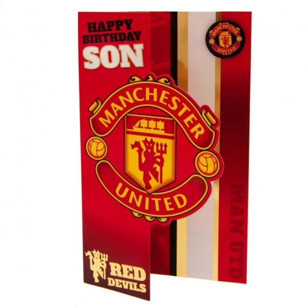 Manchester United FC Birthday Card - Son