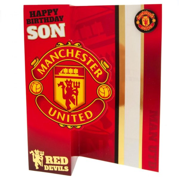 Manchester United FC Birthday Card - Son