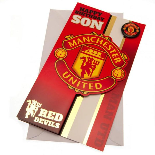 Manchester United FC Birthday Card - Son