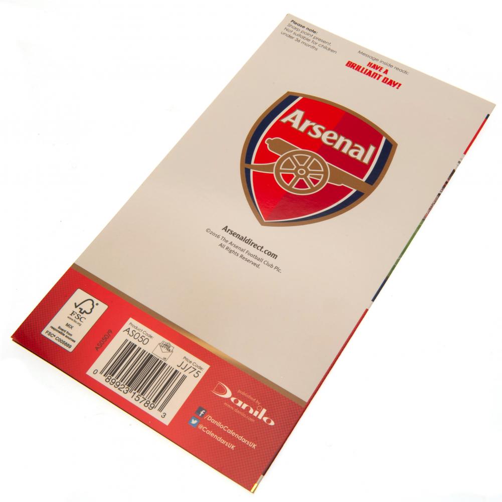 Arsenal FC Birthday Card - Son