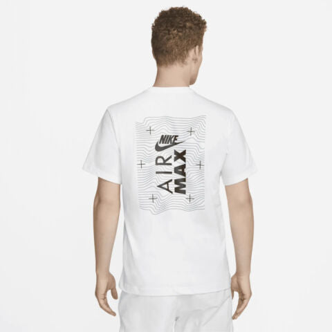 Nike Hybrid Air Max Hologram T-Shirts, Blue/Black/White