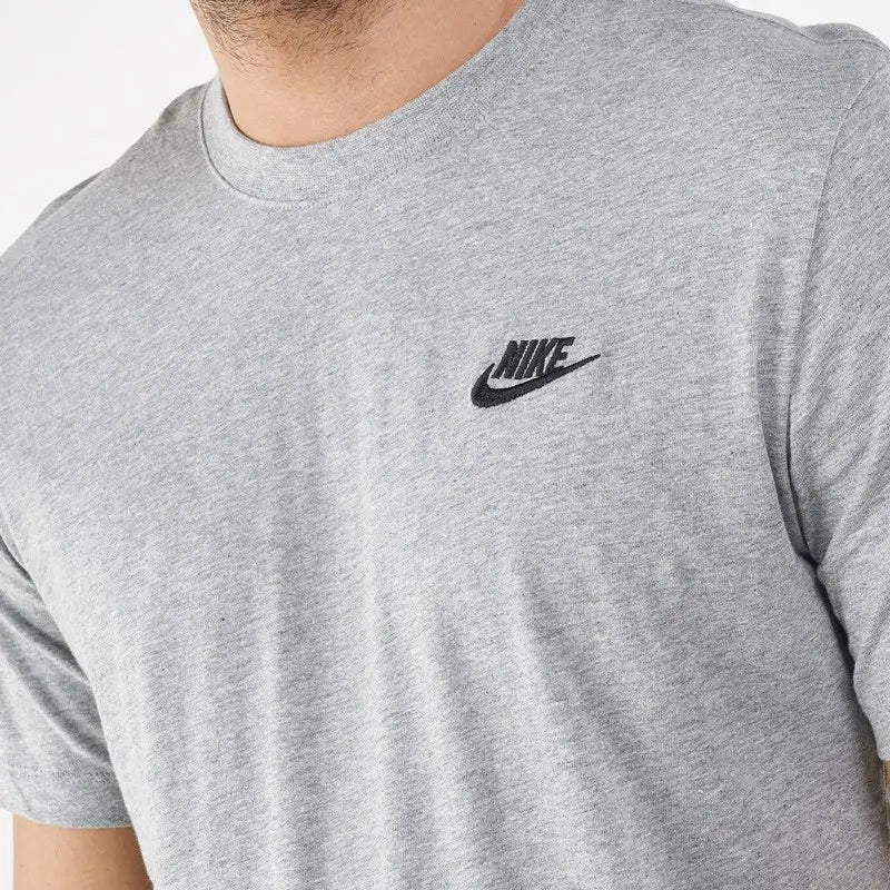 Nike Embroidered Futura Tee-  Grey/Blue/Pink