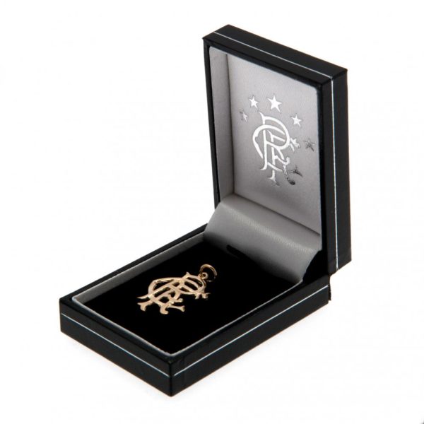 Rangers FC 9ct Gold Pendant - Large