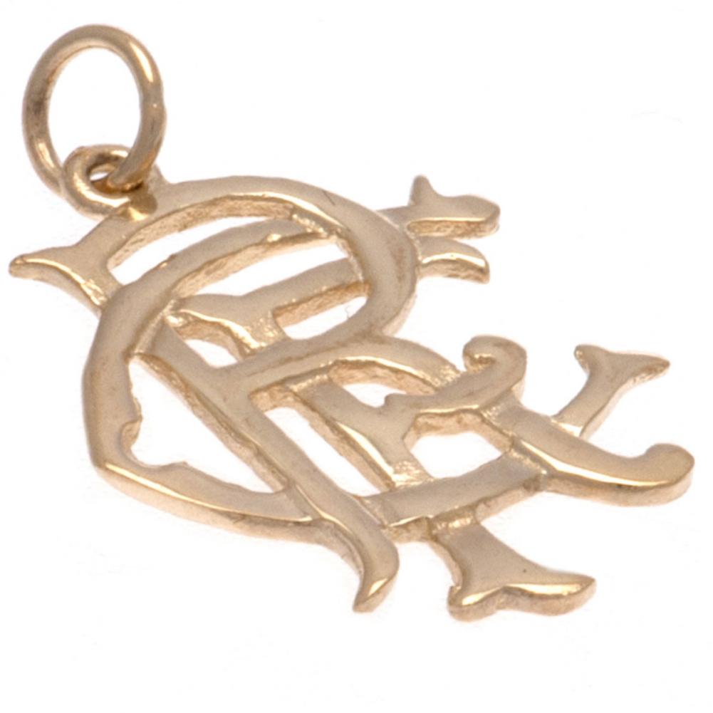 Rangers FC 9ct Gold Pendant - Large