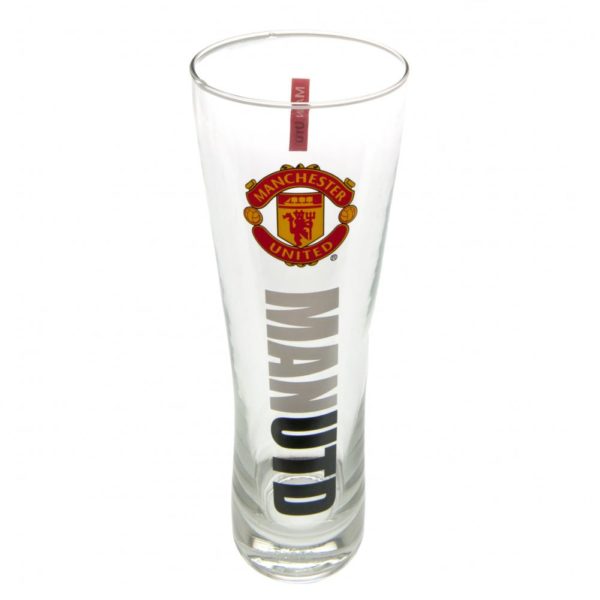 Manchester United FC Tall Beer Glass