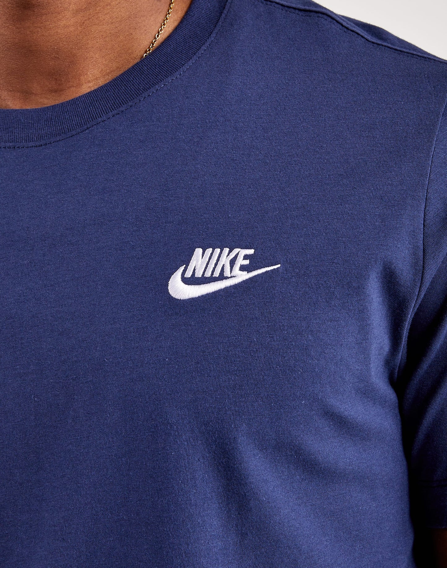 Nike Embroidered Futura Tee-  Grey/Blue/Pink