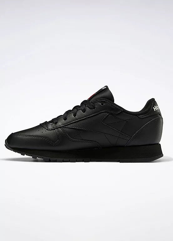 Reebok Classic Leather Womens Running Trainers -Black