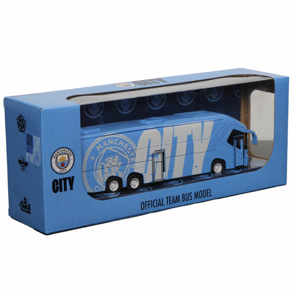 Manchester City FC Diecast Team Bus