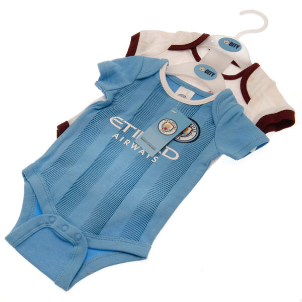 Manchester City FC 2 Pack Bodysuit