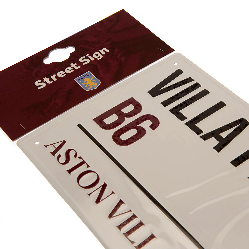 Aston Villa FC Street Sign