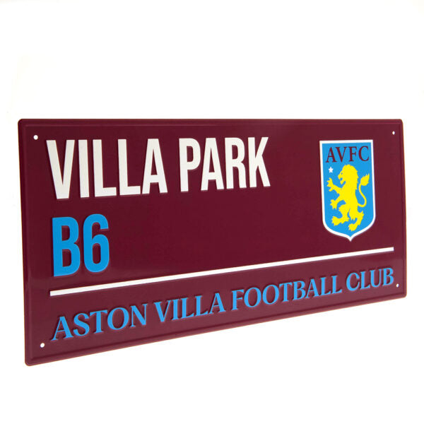 Aston Villa FC Street Sign