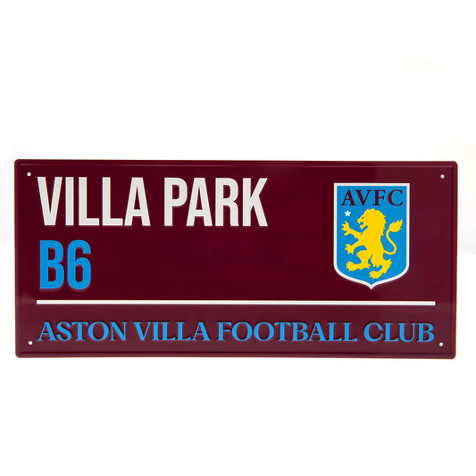 Aston Villa FC Street Sign