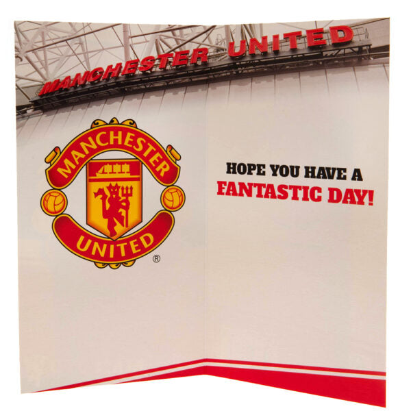 Manchester United FC Birthday Card - No 1 Fan