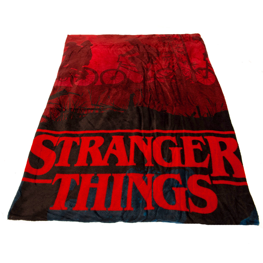 Stranger Things Premium Fleece Blanket - Upside Down