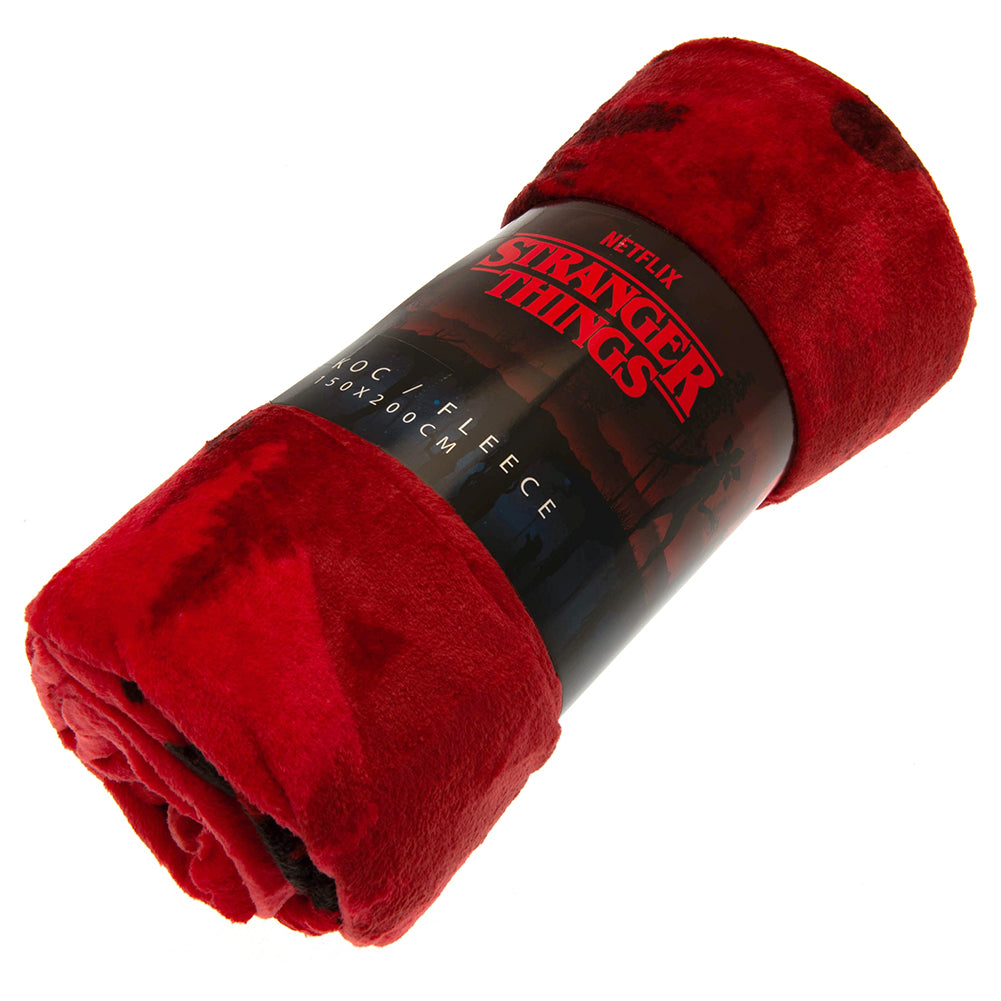 Stranger Things Premium Fleece Blanket - Upside Down