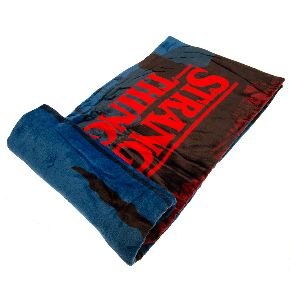 Stranger Things Premium Fleece Blanket - Upside Down