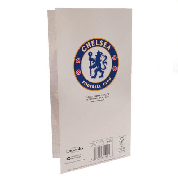 Chelsea FC Birthday Card Retro