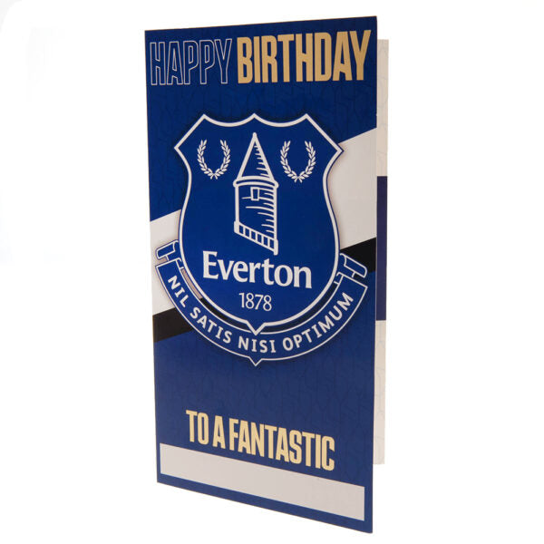 Everton FC Birthday Card - Personalised