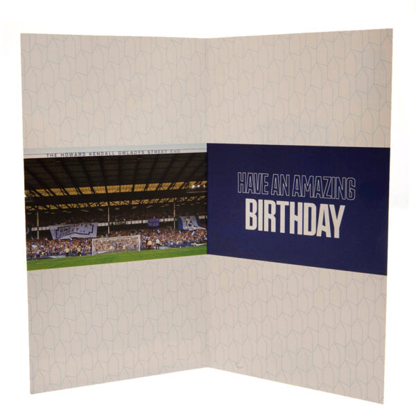 Everton FC Birthday Card - Personalised