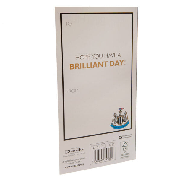 Newcastle United FC Birthday Card