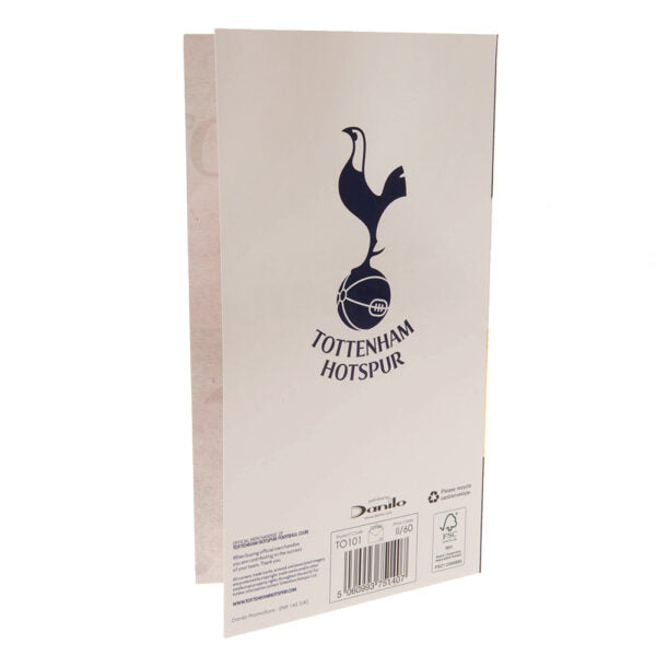 Tottenham Hotspur FC Birthday Card Retro