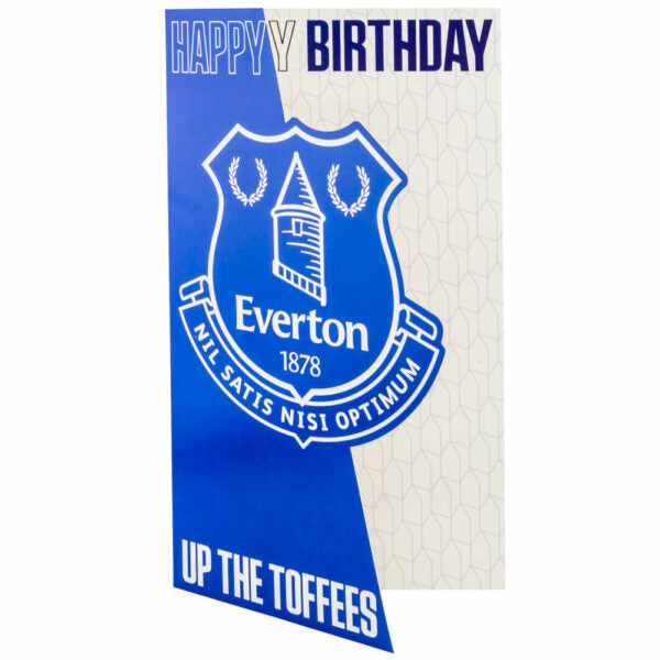 Everton FC Crest Birthday Card