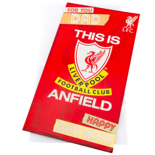 Liverpool FC Dad Birthday Card