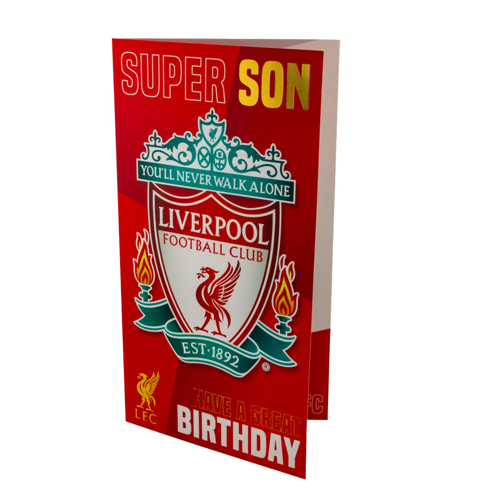 Liverpool FC Birthday Card - Super Son