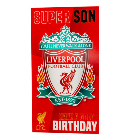 Liverpool FC Birthday Card - Super Son