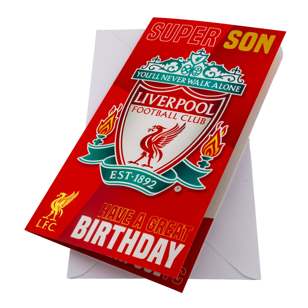 Liverpool FC Birthday Card - Super Son