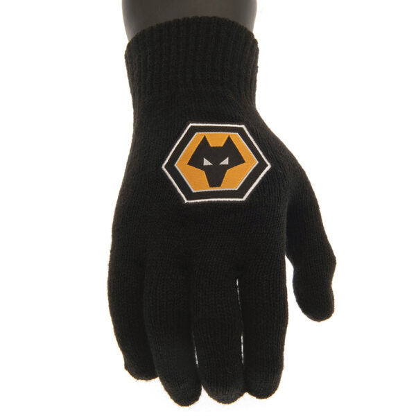 Wolverhampton Wanderers FC Knitted Gloves - Junior