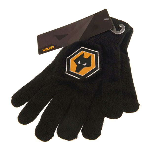 Wolverhampton Wanderers FC Knitted Gloves - Junior