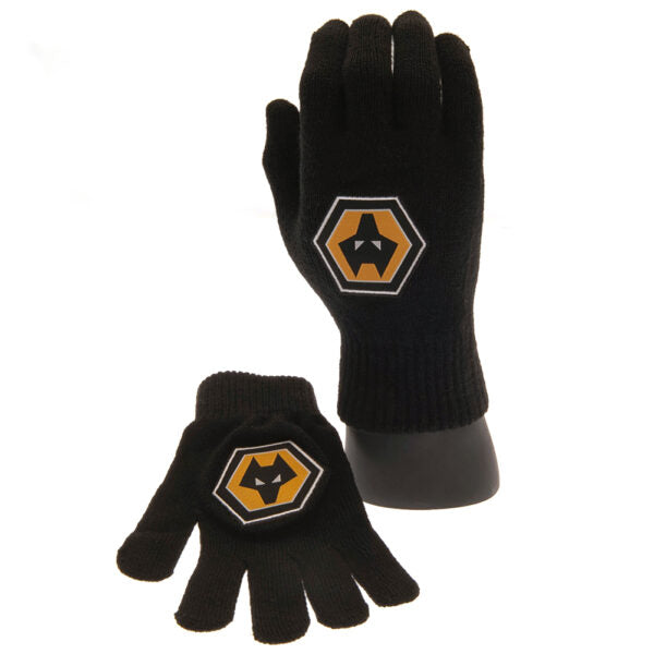 Wolverhampton Wanderers FC Knitted Gloves - Junior