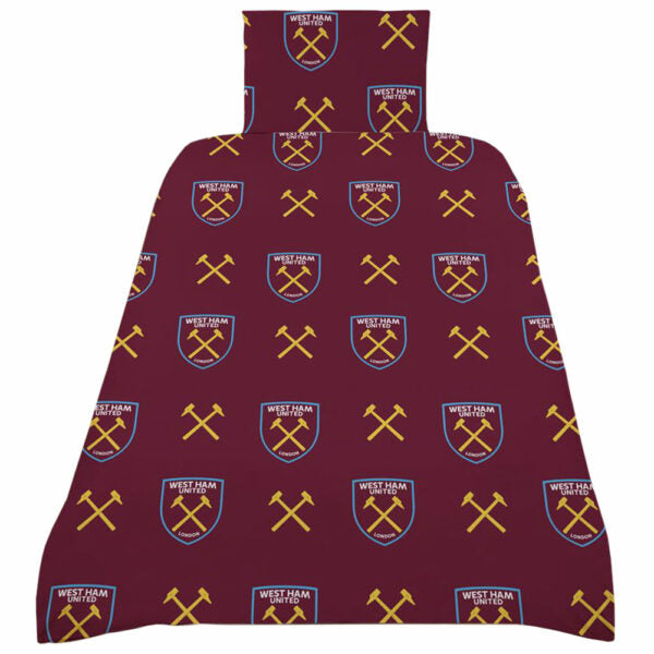 West Ham United FC Single Duvet Set