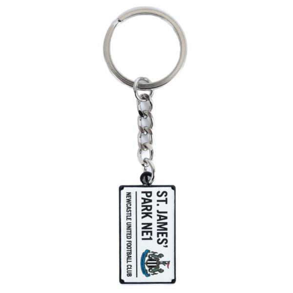 Newcastle United FC Street Sign Keyring