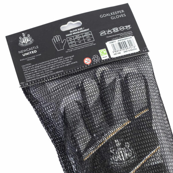 Newcastle United FC Goalkeeper Gloves - Kids