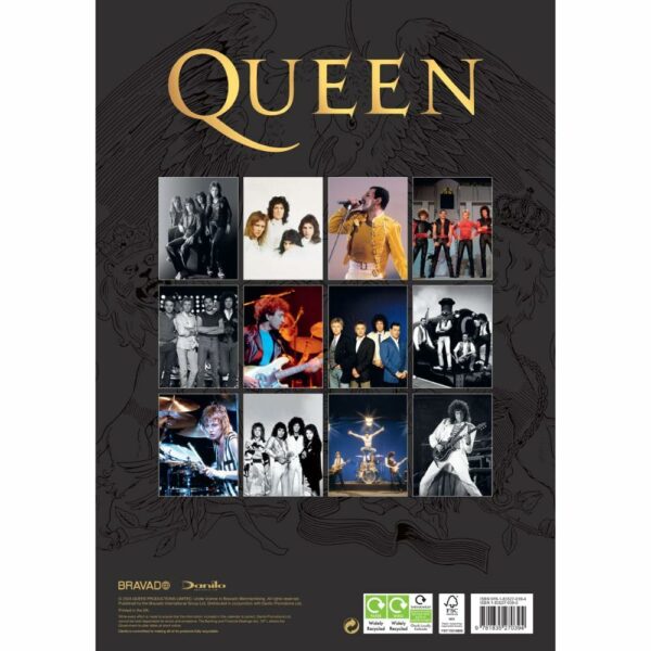 Queen A3 Calendar 2025