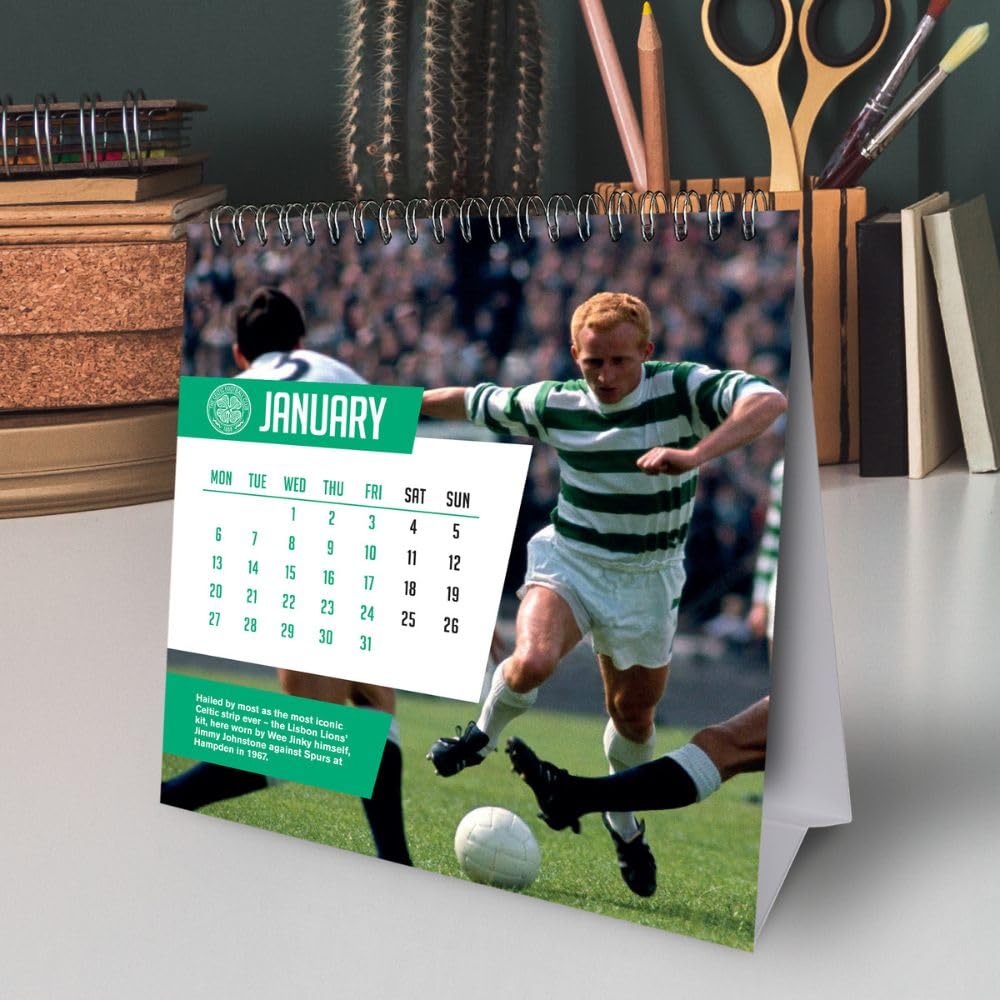 Celtic FC Desktop Calendar 2025 Endeavour Sports & Fashion