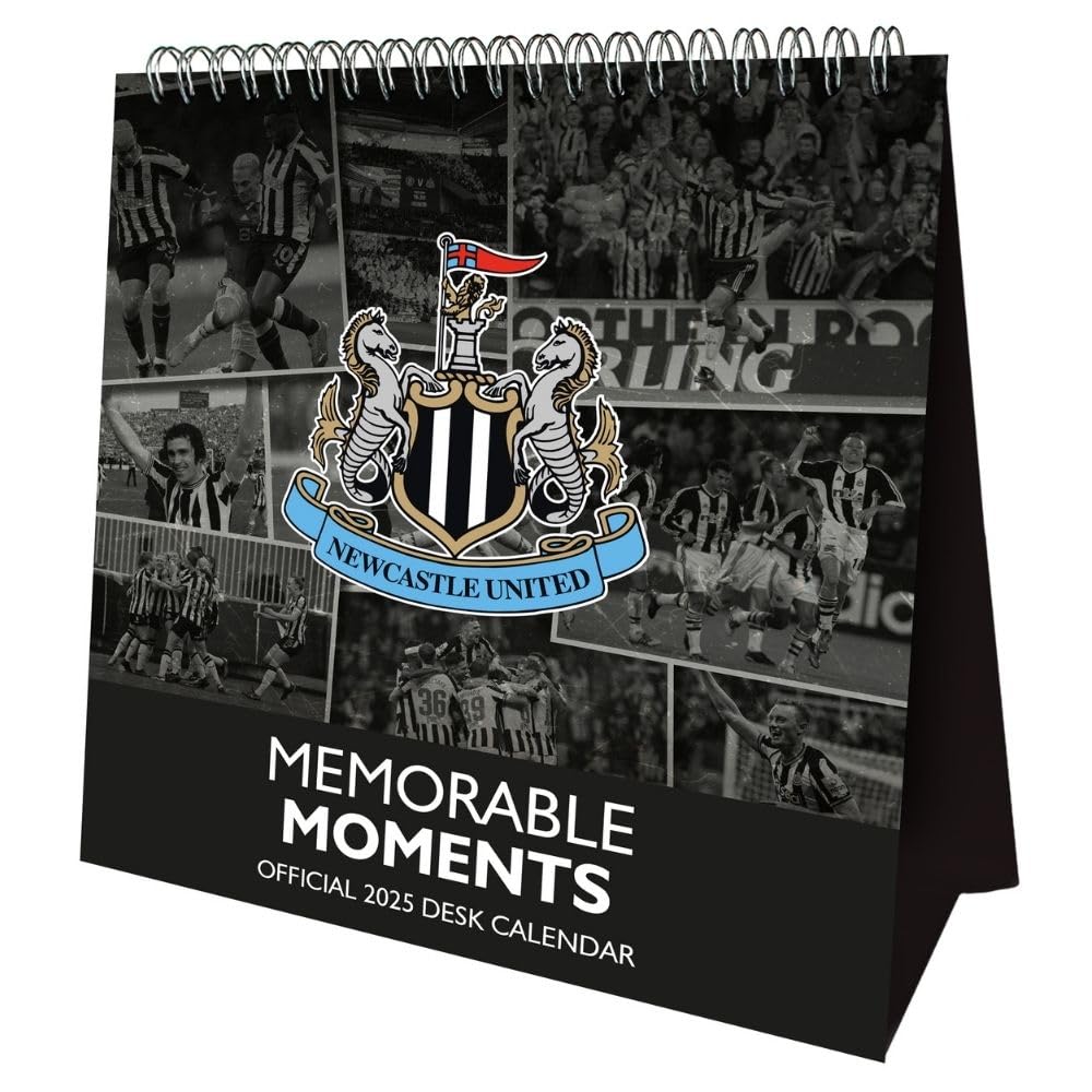 Newcastle United FC Desktop Calendar 2025 Endeavour Sports & Fashion