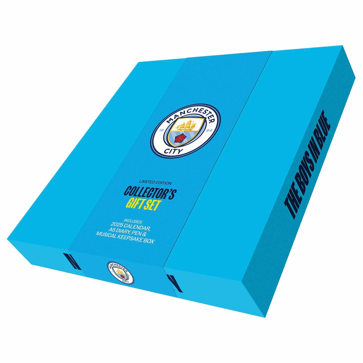 Manchester City FC Calendar & Diary Musical Gift Box 2025