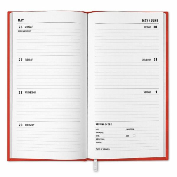 Manchester United FC Slim Diary 2025